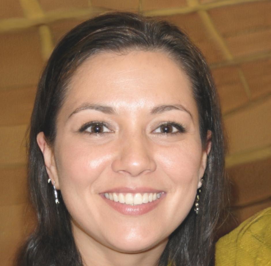 Portrait of Dr. Sarah Bellingham, Chief Research Director